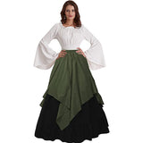 Renaissance Costume Medieval Dress Sleeve Victorian Faire Dress