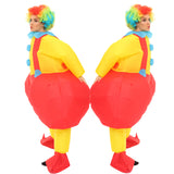 Clown Inflatable Costume Funny Blow up Costume for Halloween Cosplay Party Christmas