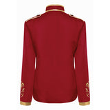 Unisex Fashion Palace Prince Gold Embroidered Jacket Court Uniform Costume