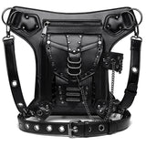 Halloween Steampunk Retro Motorcycle Rock Gothic Shoulder Waist Leg Bags Packs