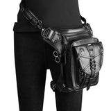 Halloween Steampunk Retro Motorcycle Rock Gothic Shoulder Waist Leg Bags Packs