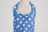 Women Retro Audrey Hepburn Dress Halter Polka Dot 50's 60's 80's Prom Vintage Swing Dresses