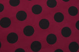 Women's 1950s Polka Dot Summer Dress Sleeveless V-Neck Elegant Vintage Party Dress