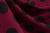 Women's 1950s Polka Dot Summer Dress Sleeveless V-Neck Elegant Vintage Party Dress