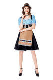 Womens Oktoberfest Dress Costume German Dirndl Dress for Bavarian Carnival with Hat