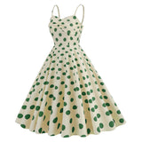 Womens Retro Rockabilly Princess Cosplay Dress Halter Audrey Hepburn 50's 60's Party Costume Gown