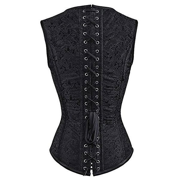 Double Buckle Straps Steampunk Corset