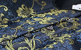 Renaissance Brocade Flower Cupless Waist Trainer Underbust Corset