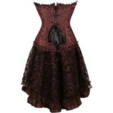 Steampunk Gothic Corset and Skirt Set Halloween Costumes