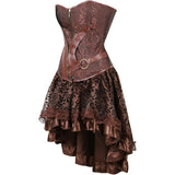 Steampunk Gothic Corset and Skirt Set Halloween Costumes