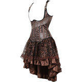 Steampunk Gothic Corset and Skirt Set Halloween Costumes