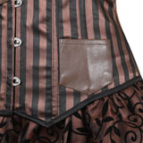 Steampunk Gothic Corset and Skirt Set Halloween Costumes