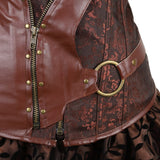 Steampunk Gothic Corset and Skirt Set Halloween Costumes