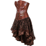 Steampunk Gothic Corset and Skirt Set Halloween Costumes