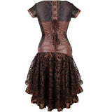 Steampunk Gothic Corset and Skirt Set Halloween Costumes