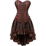 Steampunk Gothic Corset and Skirt Set Halloween Costumes