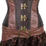 Steampunk Gothic Corset and Skirt Set Halloween Costumes