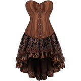 Steampunk Gothic Corset and Skirt Set Halloween Costumes