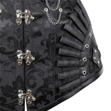 Steampunk Steel Boned Gothic Overbust  Corsets