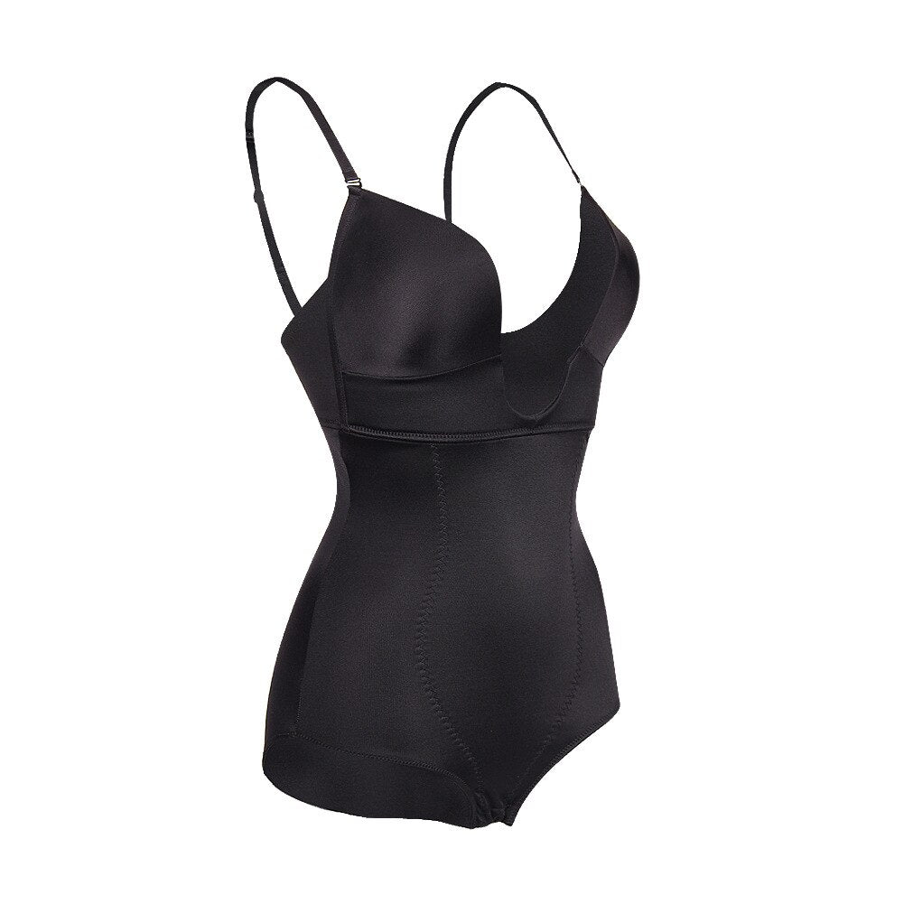 Shapewear Open Crotch Tummy Control Underwear Backless Bodysuit