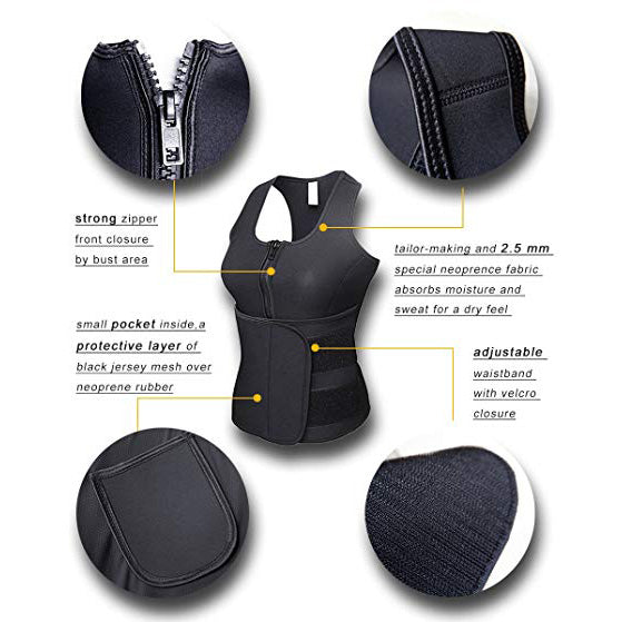 Neoprene Hot Sweat Adjustable Waist Trainner Corset