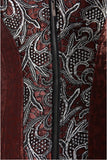 Women's Fashion Brocade Steampunk Front Zip Up Corset