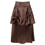 Plus Size Corsets Gothic Victorian Steampunk Costumes Outfits with Skirt
