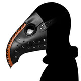 Plague Doctor Mask PU Leather Long Nose Bird Beak Steampunk Halloween Costume