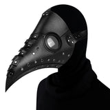 Plague Doctor Mask PU Leather Long Nose Bird Beak Steampunk Halloween Costume