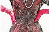 1920s Dress Deco Sequin Bead Dress Party Long Evening Cocktail Dress