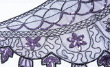 1920s Shawl Wraps Sequin Beaded Evening Cape Bridal Shawl Bolero Flapper Cover Up