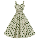 1950s Dresses for Women Vintage Rockabilly Retro Straps Pink Plaid A-line Swing Midi Dress