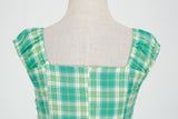 1950s Halter Style Vintage 50s Halter Sleeveless Cocktail Dress Tea Party Dress