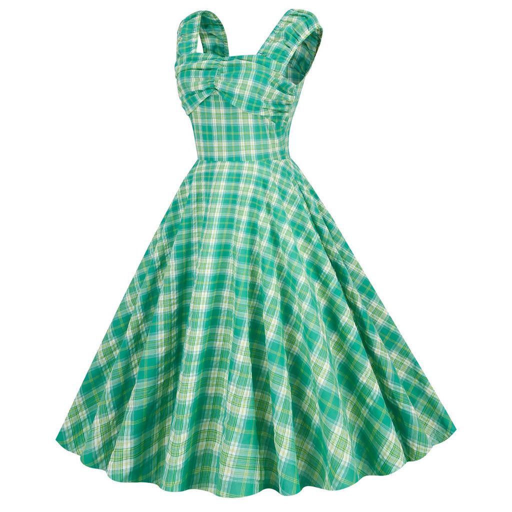 1950s Halter Style Vintage 50s Halter Sleeveless Cocktail Dress Tea Party Dress
