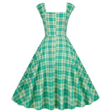 1950s Halter Style Vintage 50s Halter Sleeveless Cocktail Dress Tea Party Dress