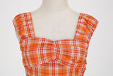 1950s Halter Style Vintage 50s Halter Sleeveless Cocktail Dress Tea Party Dress
