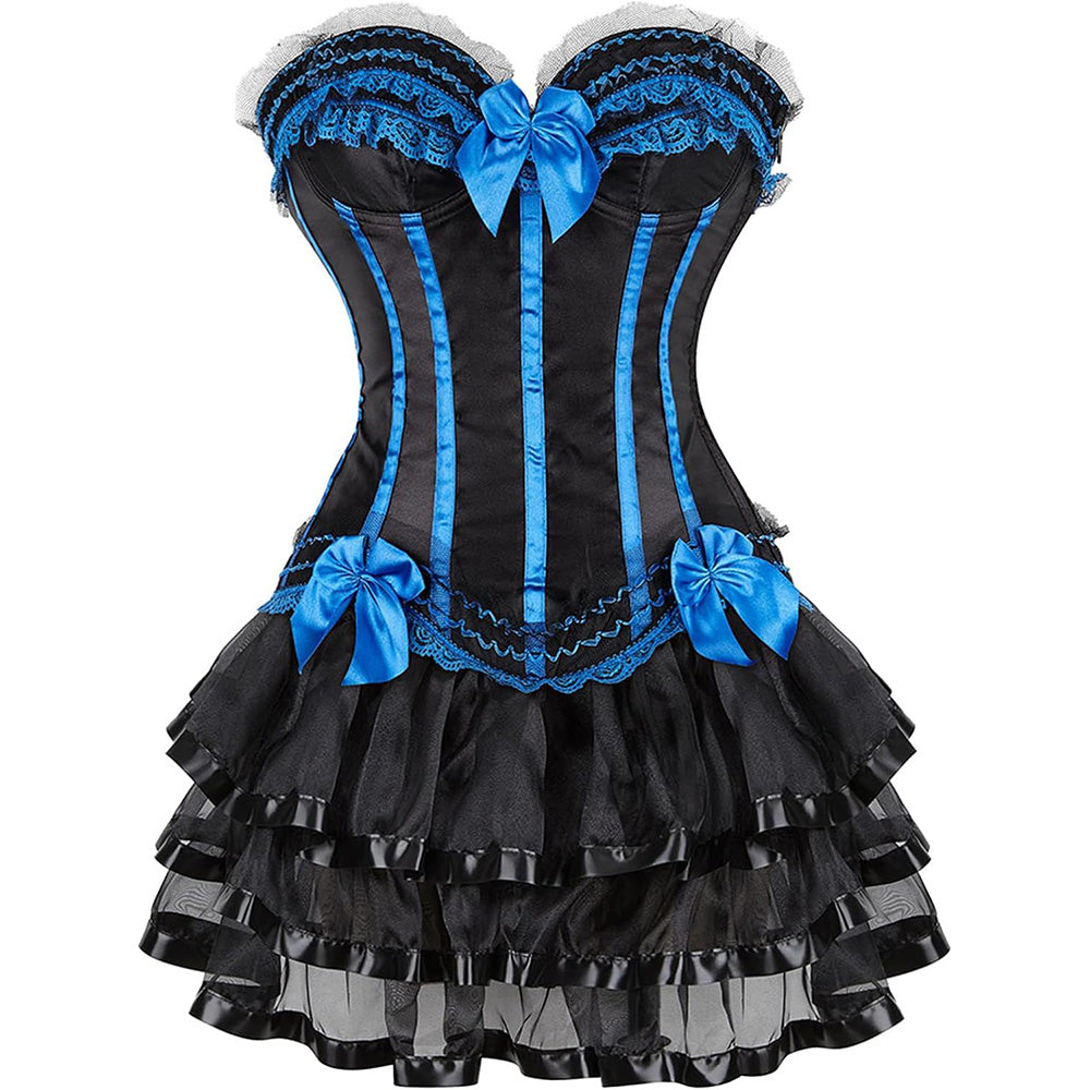 Steampunk Corset Skirt Renaissance Corset Dress for Women Burlesque Co Hiipps Steampunk Corset Skirt Renaissance Corset Dress for Women Burlesque Co Hiipps