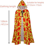 Halloween Pumpkin Bat Skull Cloak Cape for Cosplay Party Costume Daily Wear Exquisite
