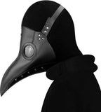 Plague Doctor Mask PU Leather Long Nose Bird Beak Steampunk Halloween Costume