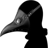 Plague Doctor Mask PU Leather Long Nose Bird Beak Steampunk Halloween Costume