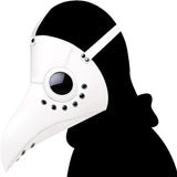 Plague Doctor Mask PU Leather Long Nose Bird Beak Steampunk Halloween Costume