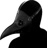 Plague Doctor Mask PU Leather Long Nose Bird Beak Steampunk Halloween Costume