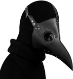 Plague Doctor Mask PU Leather Long Nose Bird Beak Steampunk Halloween Costume