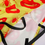 Halloween Pumpkin Bat Skull Cloak Cape for Cosplay Party Costume Daily Wear Exquisite