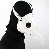 Plague Doctor Mask PU Leather Long Nose Bird Beak Steampunk Halloween Costume