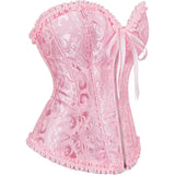 Women's Corset Bustier Top Sexy Lingerie Sets Black Red Overbust