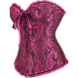 Steampunk Corset Skirt Party Showgirl Corsets Bustiers for Women