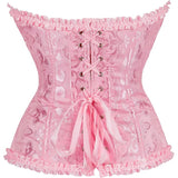 Women's Corset Bustier Top Sexy Lingerie Sets Black Red Overbust