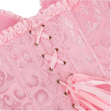 Women's Corset Bustier Top Sexy Lingerie Sets Black Red Overbust