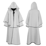 Adult Hooded Robe Jedi Wizard Cloak Darth Cape Halloween Knight Tunic Cosplay Costume for Men Women